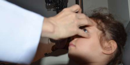 exames de vista na infância - reflexos corneanos