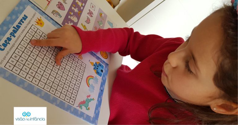 atividade pedagógica de rastreamento visual