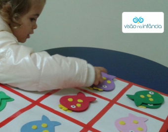 recurso de pareamento e justaposição para estimulação visual